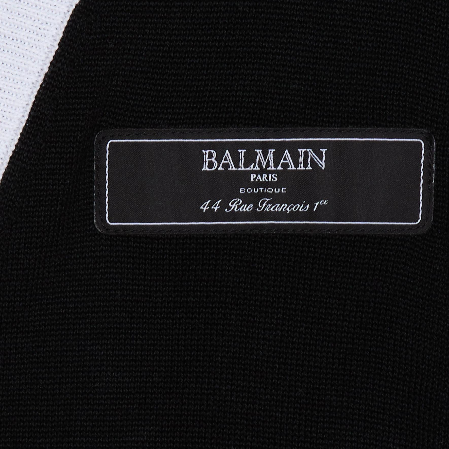 Детский кардиган BALMAIN (черный) — фото 3