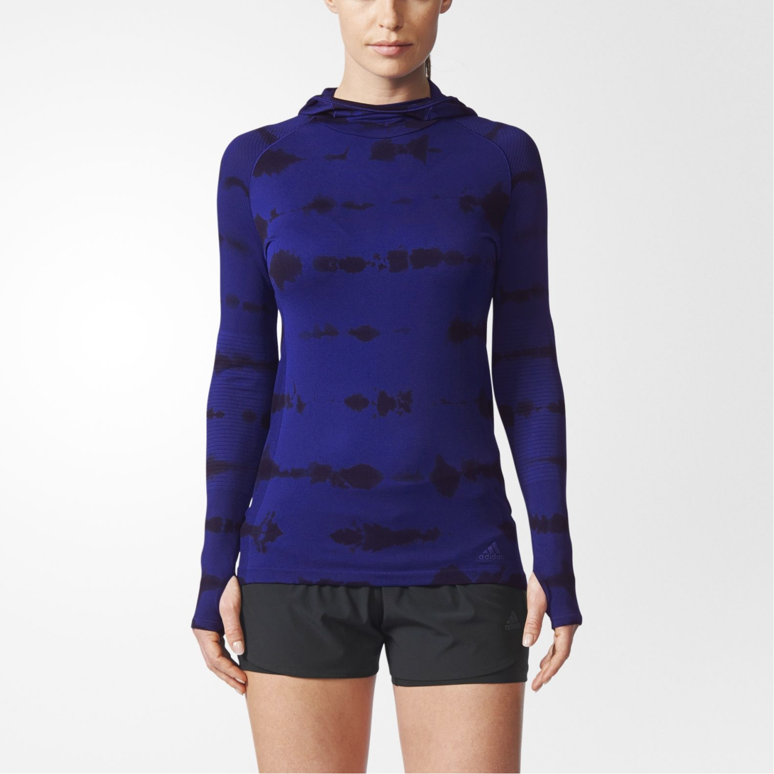 Adidas Primeknit Workout Clothing Women’s Purple Blue/Black