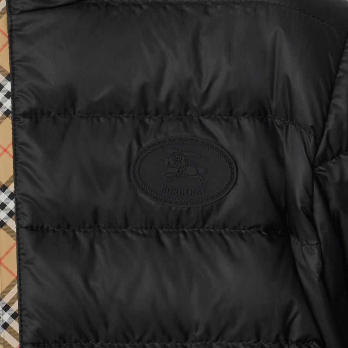 детская куртка Burberry (черный) — фото 3