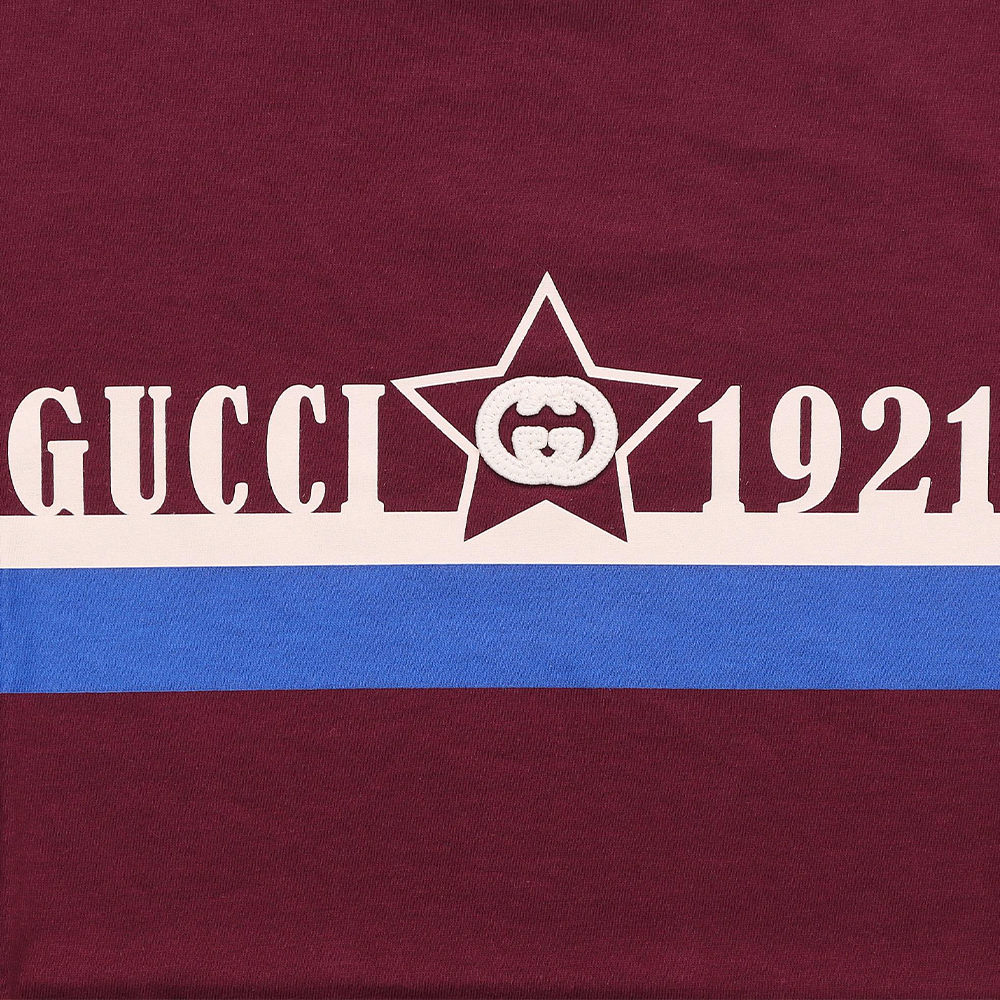 Детская футболка Gucci (красная) — фото 7