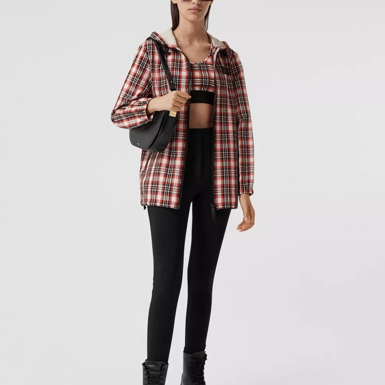 Женская куртка Burberry (красный) — фото 6