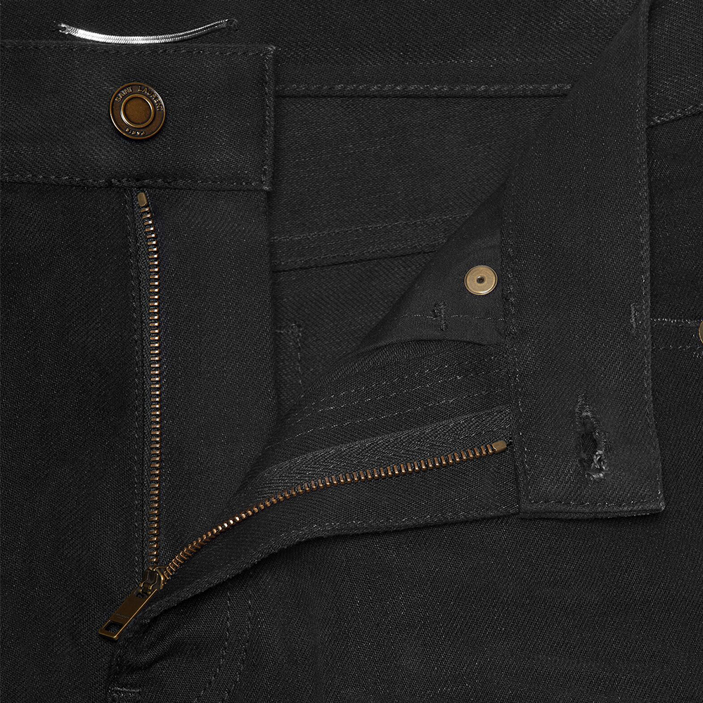 Мужские штаны SAINT LAURENT (черные) — фото 6