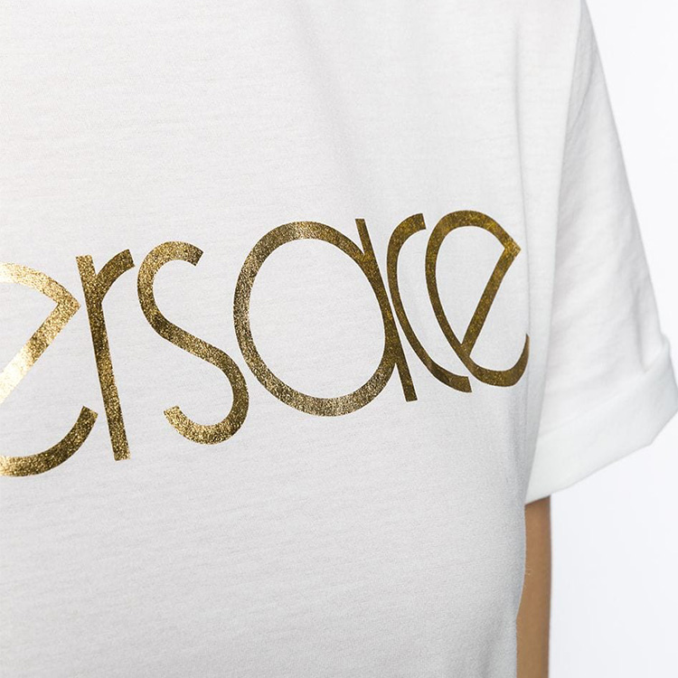 Женская футболка Versace Logo T (белая) — фото 6