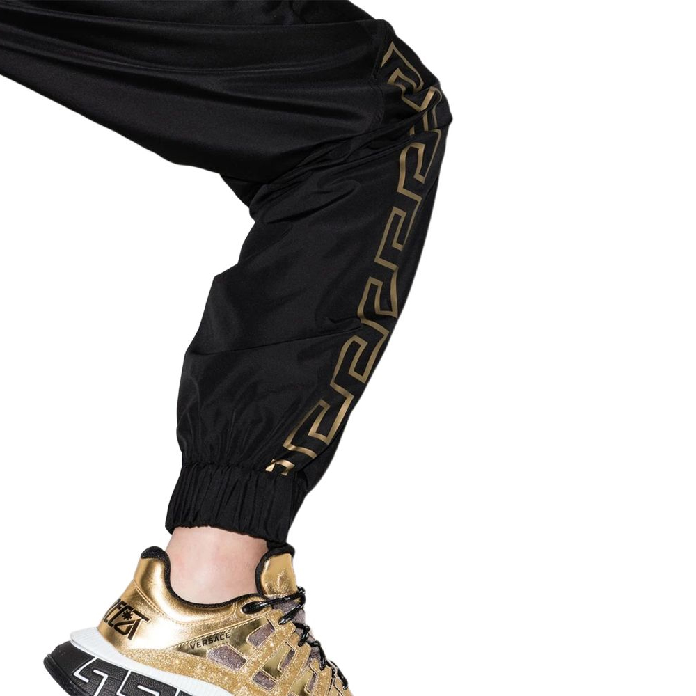 Женские штаны Versace SS22 Logo (черные) — фото 5