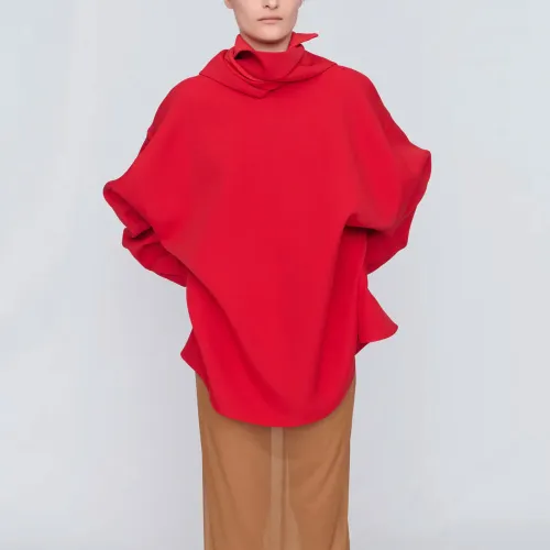 Carven Женские Рубашки Красного Цвета