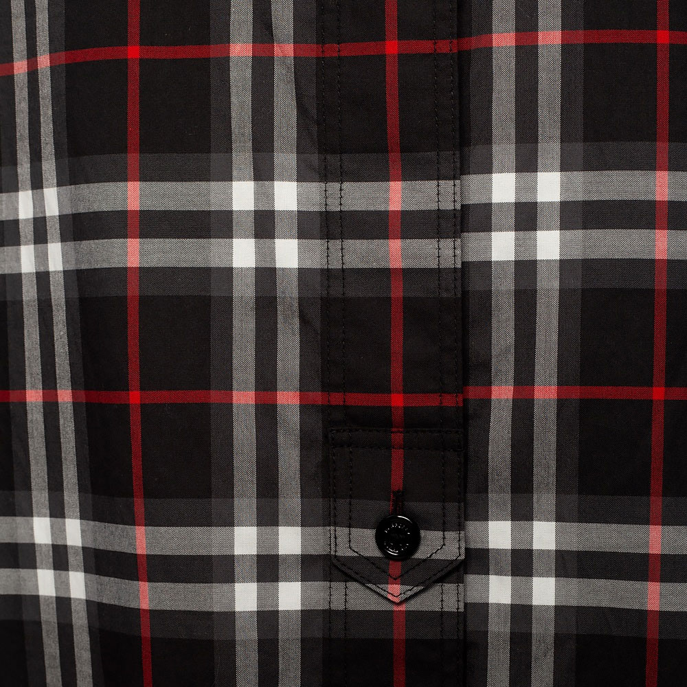 Женские рубашка Burberry SS21 Logo (красный) — фото 6