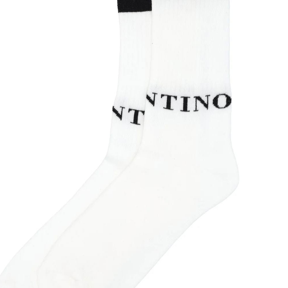 Valentino Knee High Socks Men’s 1 Pack White