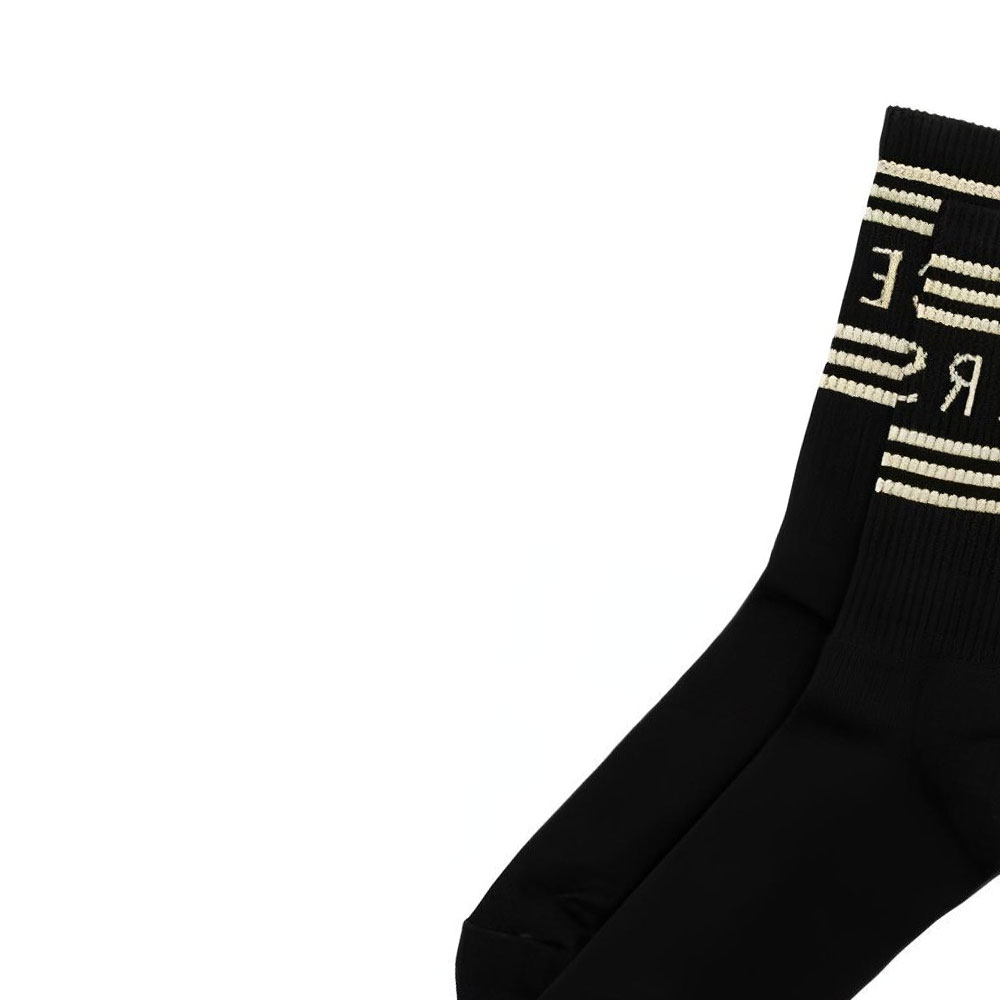 VERSACE Logo Intarsia Socks