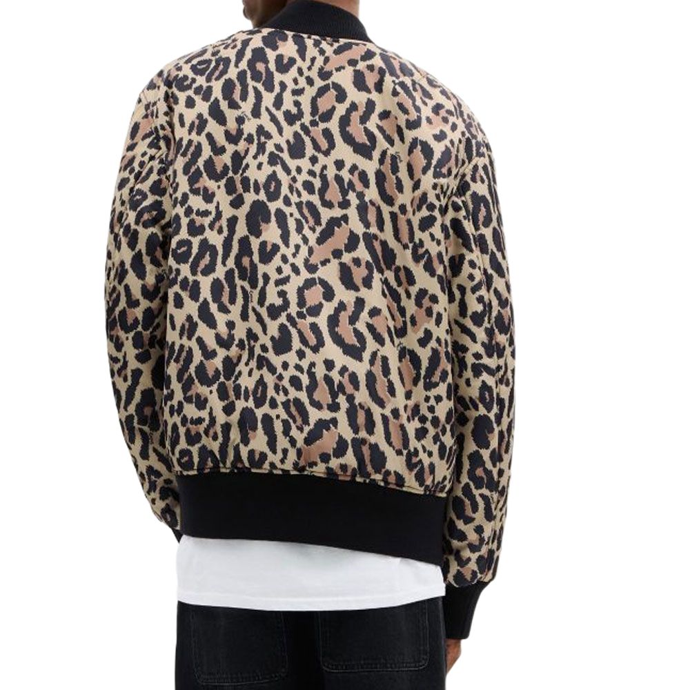 Мужская куртка COACH FW25 (двусторонняя с леопардовым принтом) — фото 5
