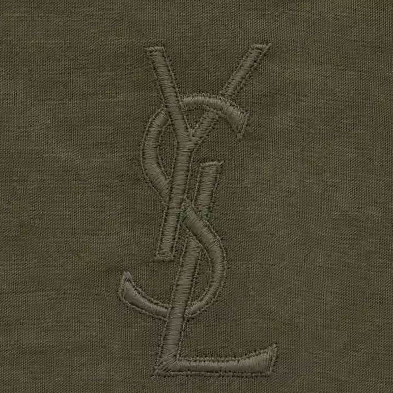 Женская SAINT LAURENT SS25 (хаки) — фото 5