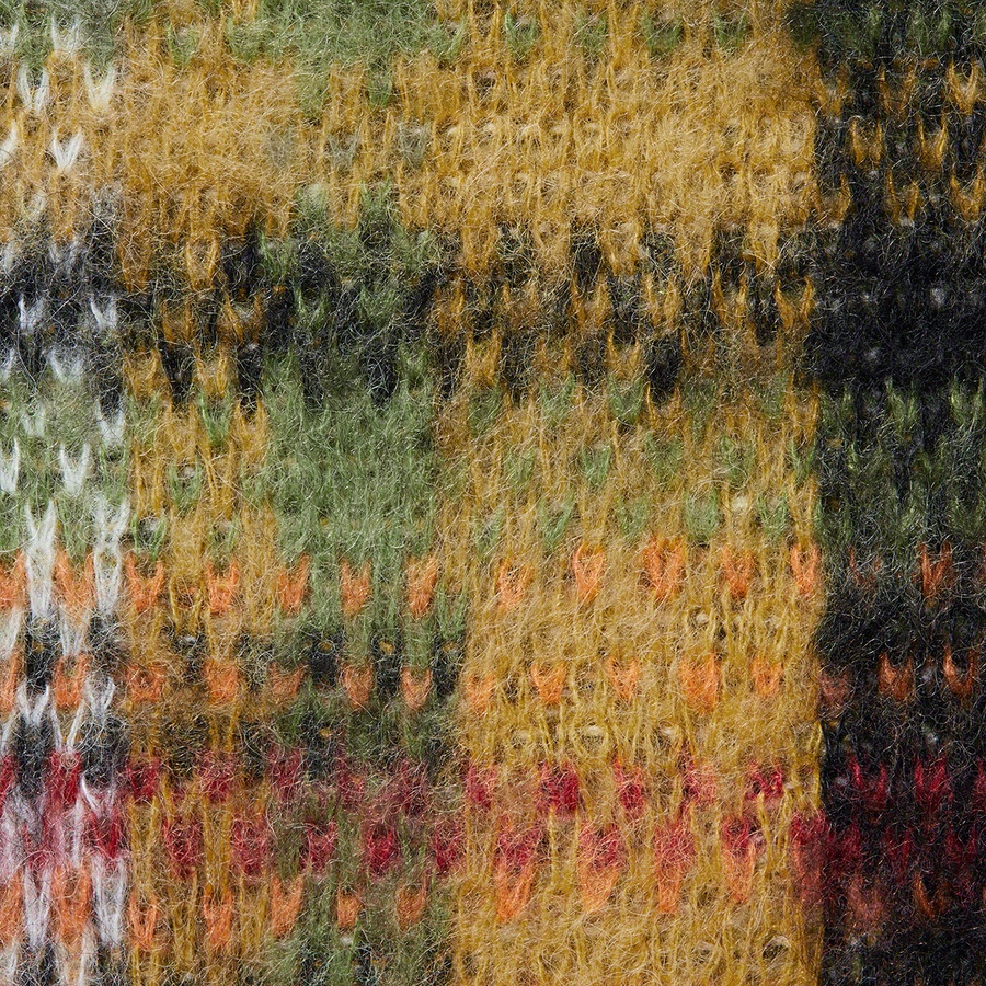 Свитер Supreme FW20 Brushed Plaid Sweater (разноцветный) — фото 2