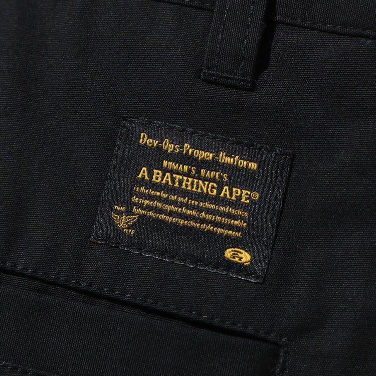 Мужские штаны A BATHING APE (черные) — фото 3