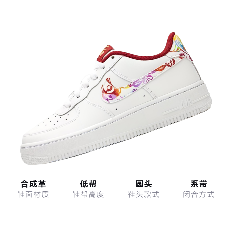 Кроссовки Nike Air Force 1 (белые) — фото 3