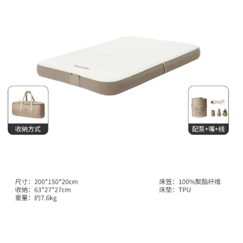 NATUREHIKE Floor Mat Indoor, Within The Account 200*150*25cm/200*86*25cm/200*180*25cm