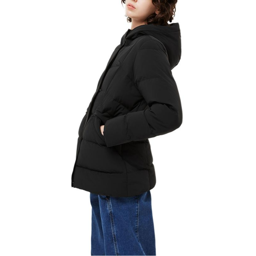 Женская куртка LACOSTE Down Jacket (черная) — фото 4
