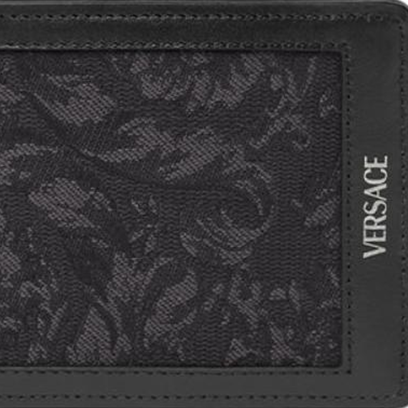 Мужской кошелек Versace (черный) — фото 4