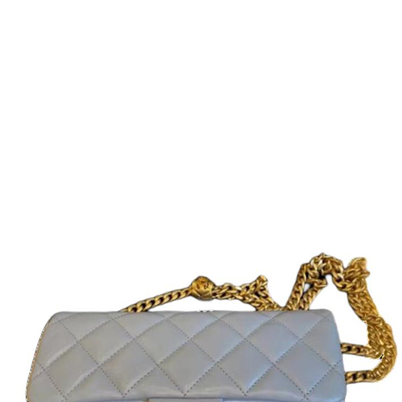 Женская сумка Chanel CF Small (серая) — фото 3