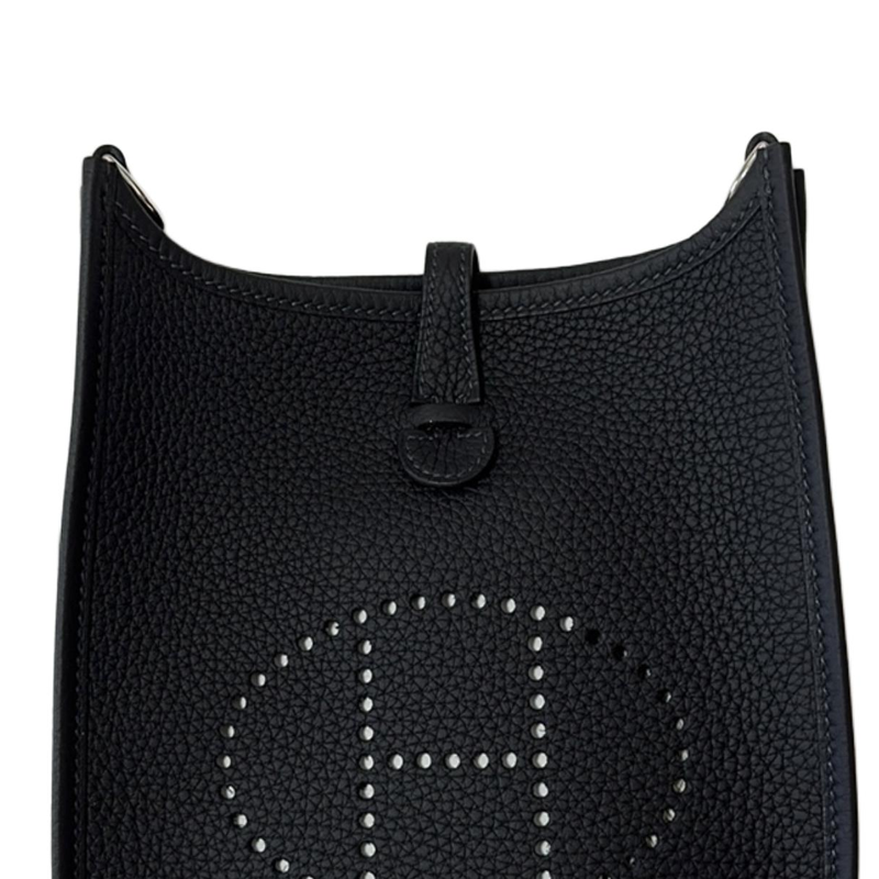 Женская сумка Hermes Evelyne 16 Clemence 16 89 Noir (черный) — фото 5