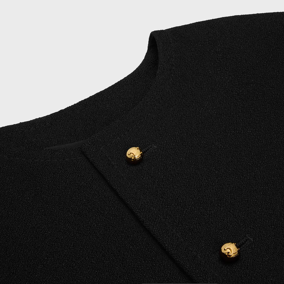 Женская куртка CELINE Jacket (черная) — фото 3