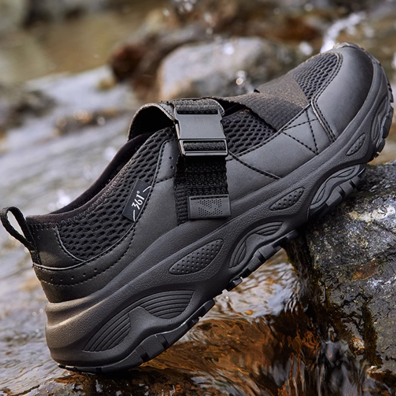361° Cushioning, Wear Resistant Low top Outdoor Shoes Men’s Black