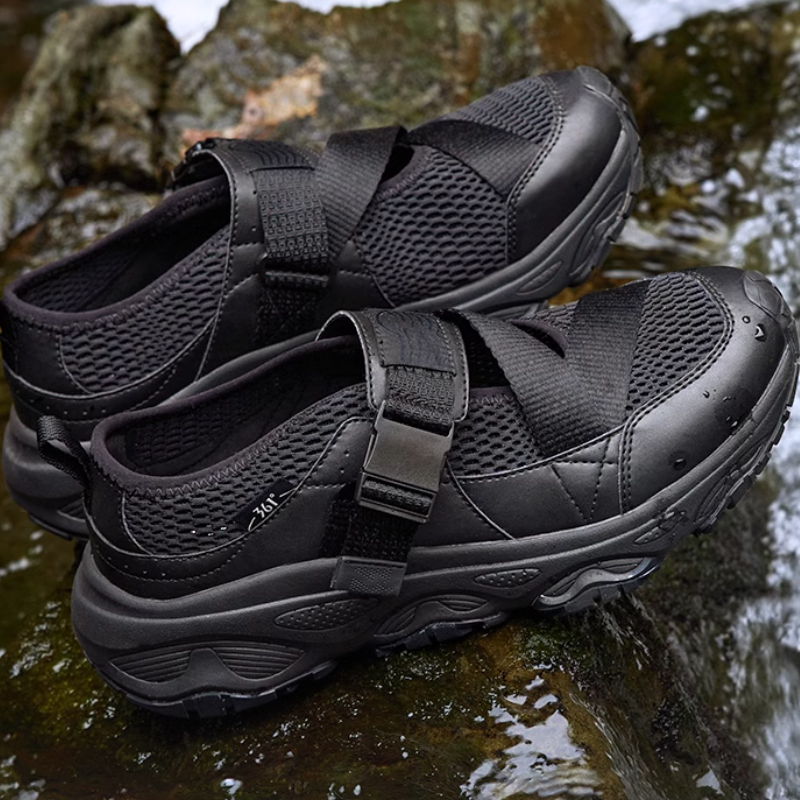 361° Cushioning, Wear Resistant Low top Outdoor Shoes Men’s Black