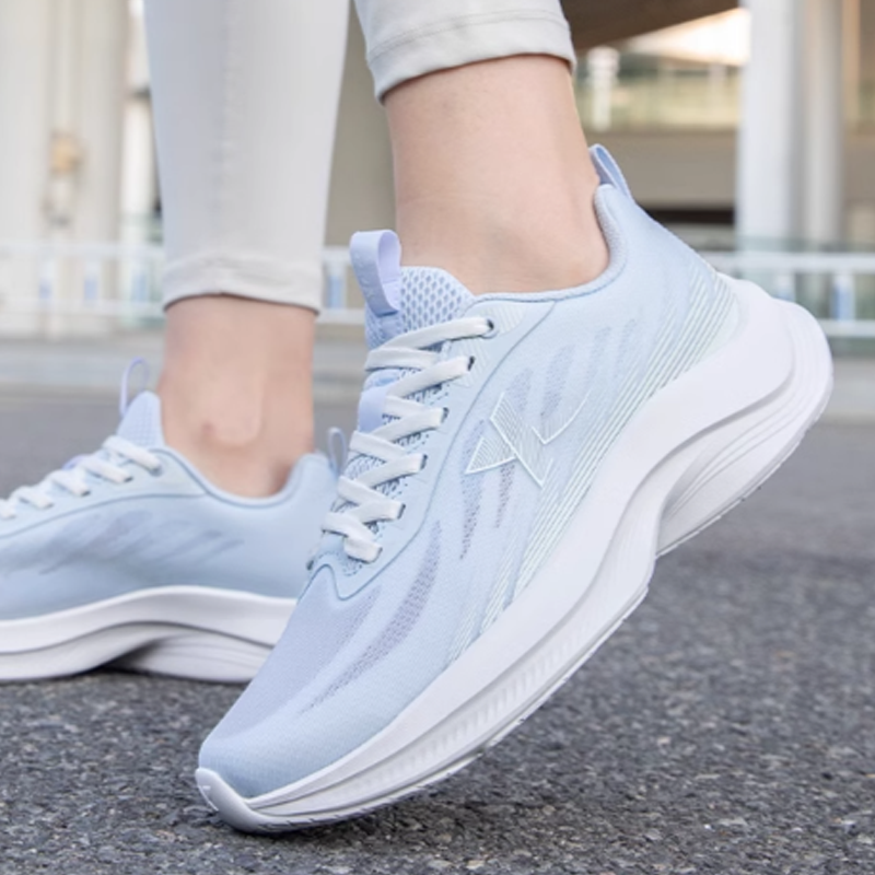 XTEP Cushioning Breathable Low top Casual Running Shoes Women’s Blue White