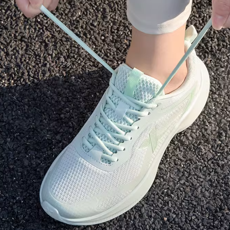 XTEP Cushioning Breathable Lightweight Low top Casual Running Shoes Women’s Green