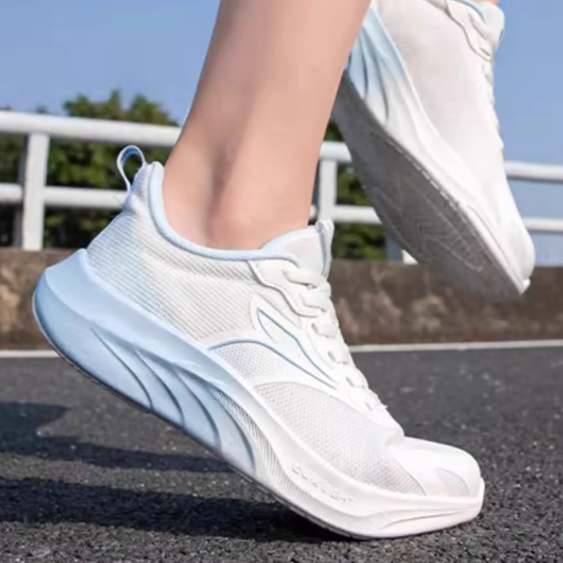 361° Cushioning Breathable Cushioning Breathable Low top Casual Running Shoes Women’s White Blue