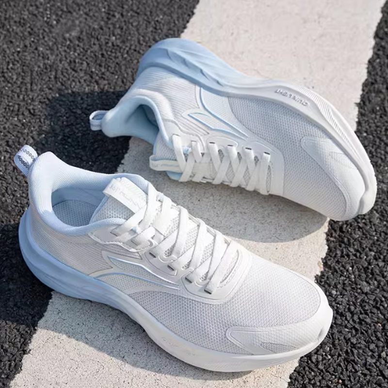 361° Cushioning Breathable Cushioning Breathable Low top Casual Running Shoes Women’s White Blue