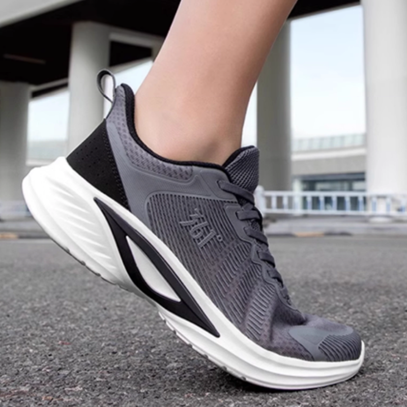 361° Abrasion Resistant, Breathable, Lightweight Low top Sprint Running Shoes Men’s Gray