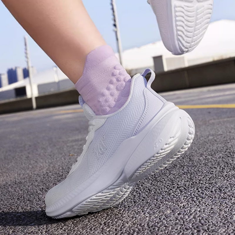 361° Cushioning Abrasion Resistant Lightweight Low top Casual Running Shoes Women’s White Purple