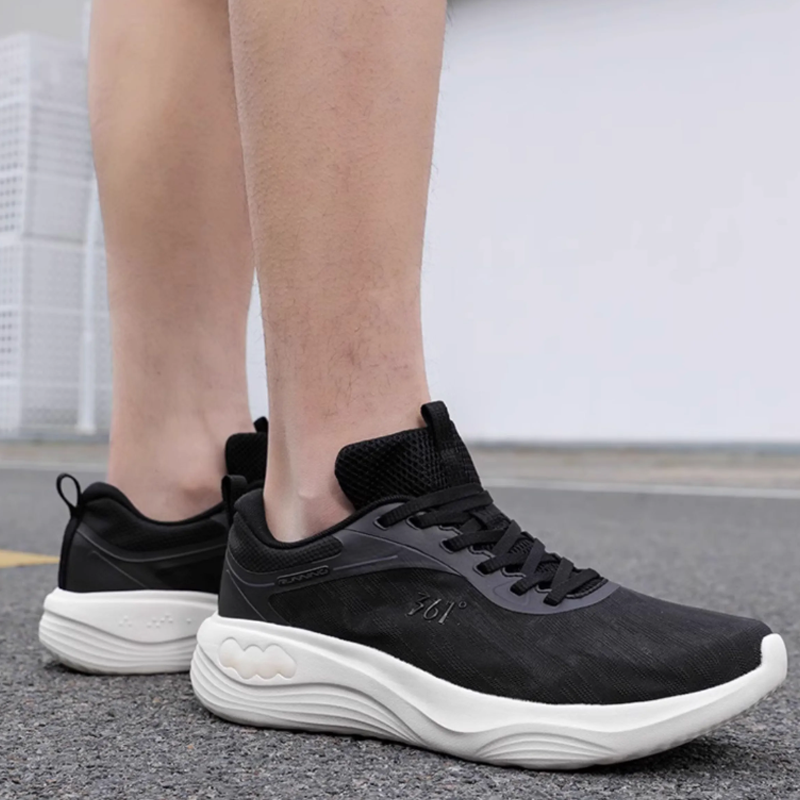 361° Abrasion Resistant, Breathable, Lightweight Low top Training Running Shoes Men’s Black