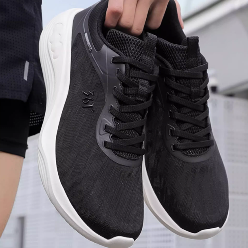 361° Abrasion Resistant, Breathable, Lightweight Low top Training Running Shoes Men’s Black
