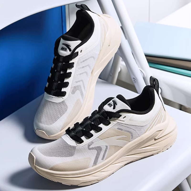 Anta Slip Resistant Abrasion Resistant Low top Training Shoes Men’s Beige