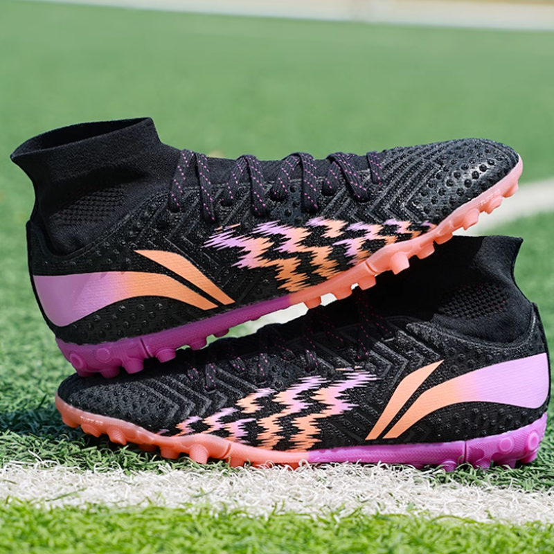 Li Ning Comfortable And Breathable TF Turf Soft Ground, Firm Ground, Artificial Ground, Natural Ground, Indoor