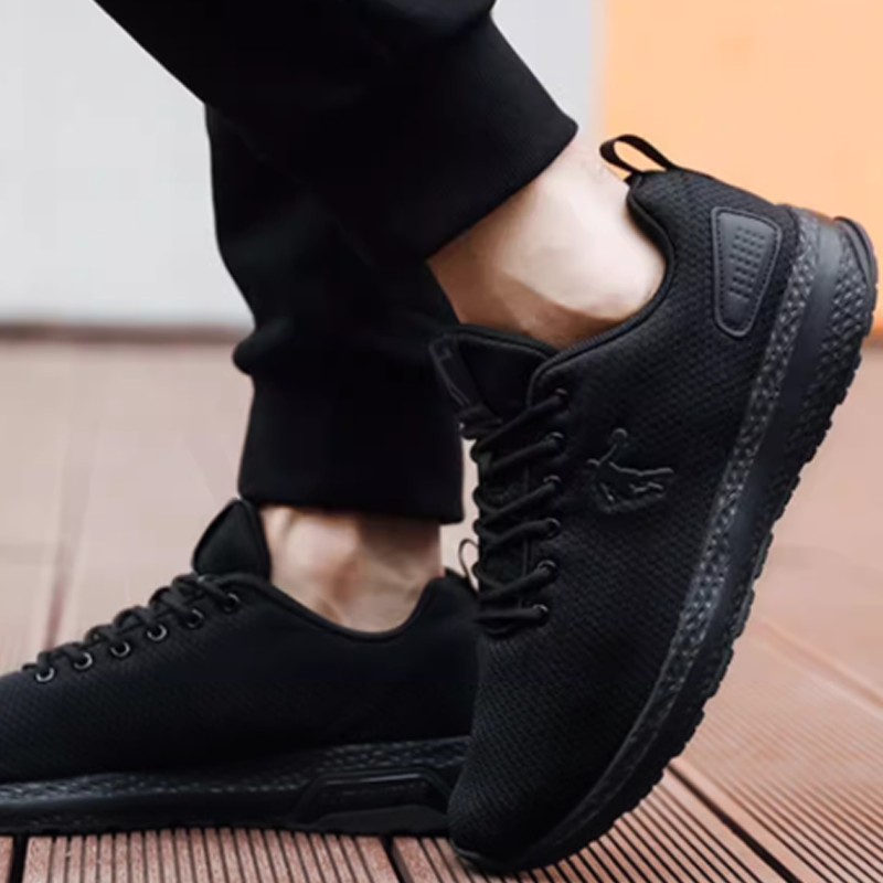 QIAODAN Breathable Low top Running Shoes Men’s Black