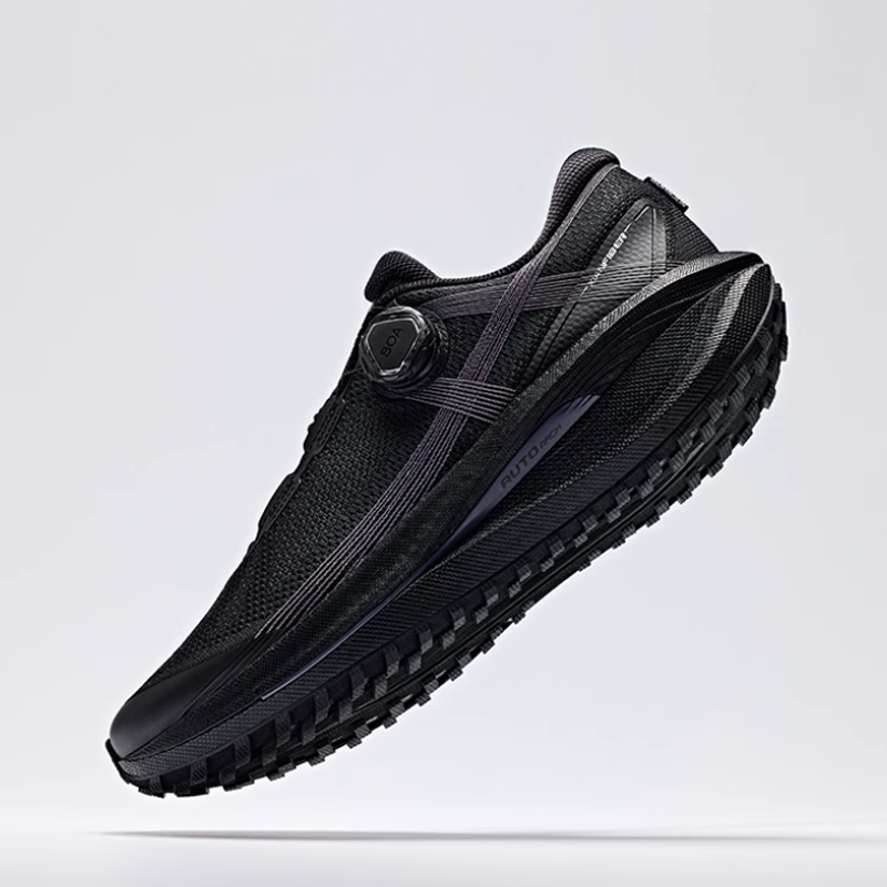 Anta Champion All Weather Collection Cushioning Slip Resistant Low top Casual Running Shoes Men’s Black