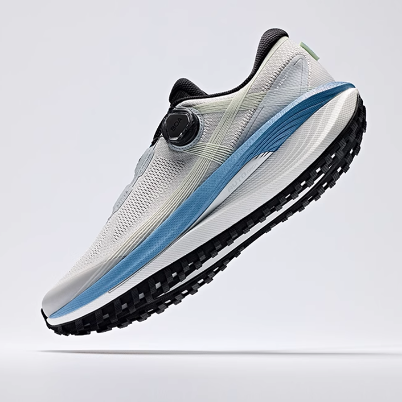 Anta Champion All Weather Collection Cushioning Slip Resistant Low top Casual Running Shoes Men’s Gray Blue