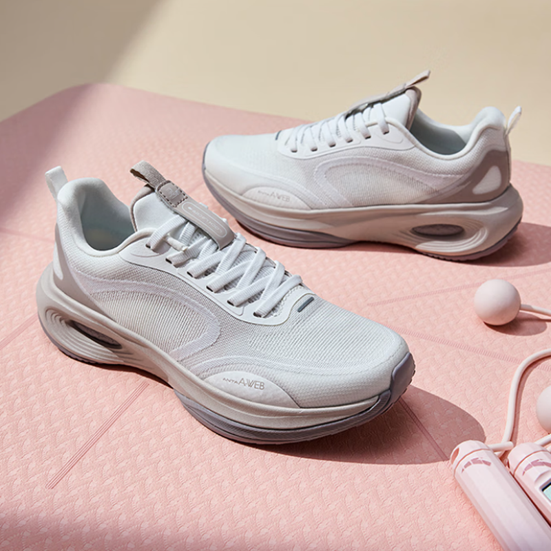 Anta Cushioning Low top Running Shoes Women’s White Pink