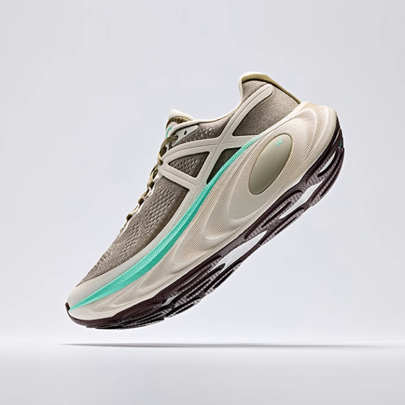 Anta Cushioning Abrasion Resistant Low top Casual Running Shoes Men’s Gray Green