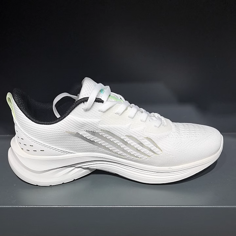 Erke Abrasion Resistant Lightweight Wear resistant And Lightweight Low top Running Shoes Men’s White Orange