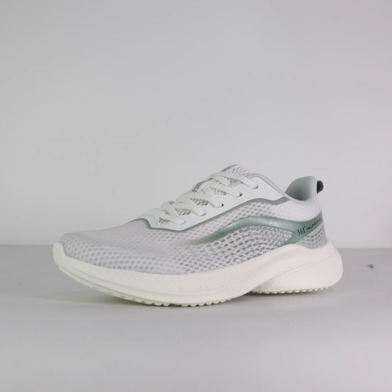 361° Non slip Lightweight Low top Casual Running Shoes Men’s White Green