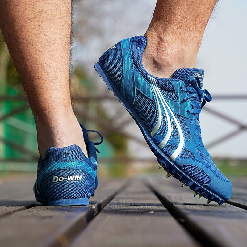 DO WIN Comfortable Slip Resistant Abrasion Resistant Low top Running Shoes Unisex Blue