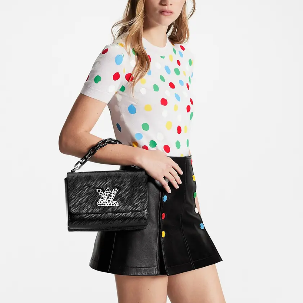 Женская футболка Louis Vuitton LOUIS VUITTON × /Yayoi Kusama SS23 (белая) — фото 5