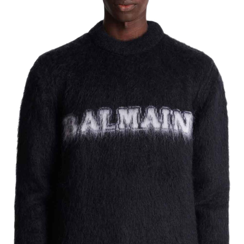 Мужской свитер BALMAIN SS23 (черный) — фото 7