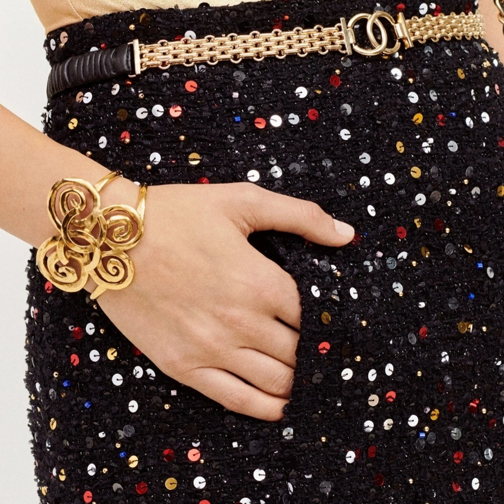Женская юбка Chanel (разноцветная) — фото 4