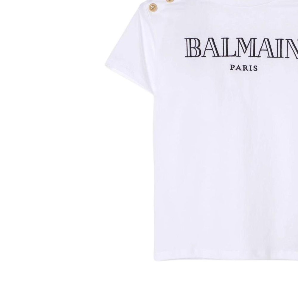 Футболка BALMAIN BALMAINT Logo (белый) — фото 4