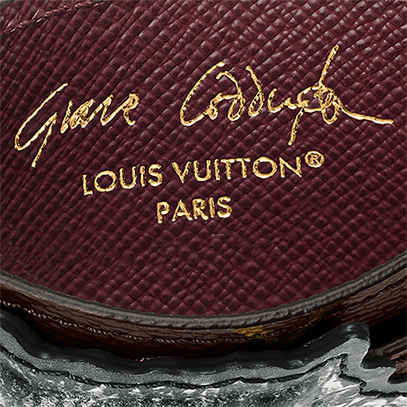 Женская визитница Louis Vuitton x Grace Coddington (коричневая) — фото 5