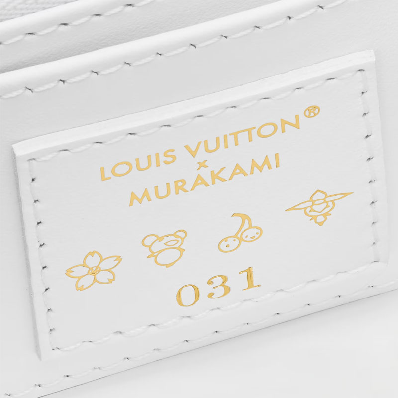Сумка Louis Vuitton x Takashi Murakami Capucines EW (белая) — фото 6