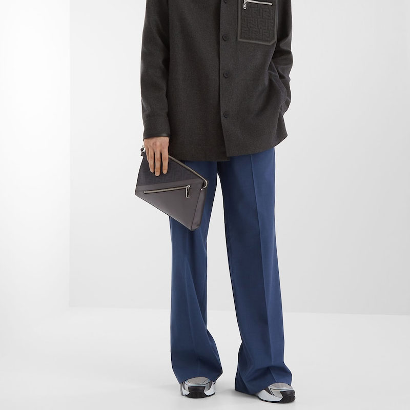 Мужские штаны Fendi SS24 (синяя) — фото 4